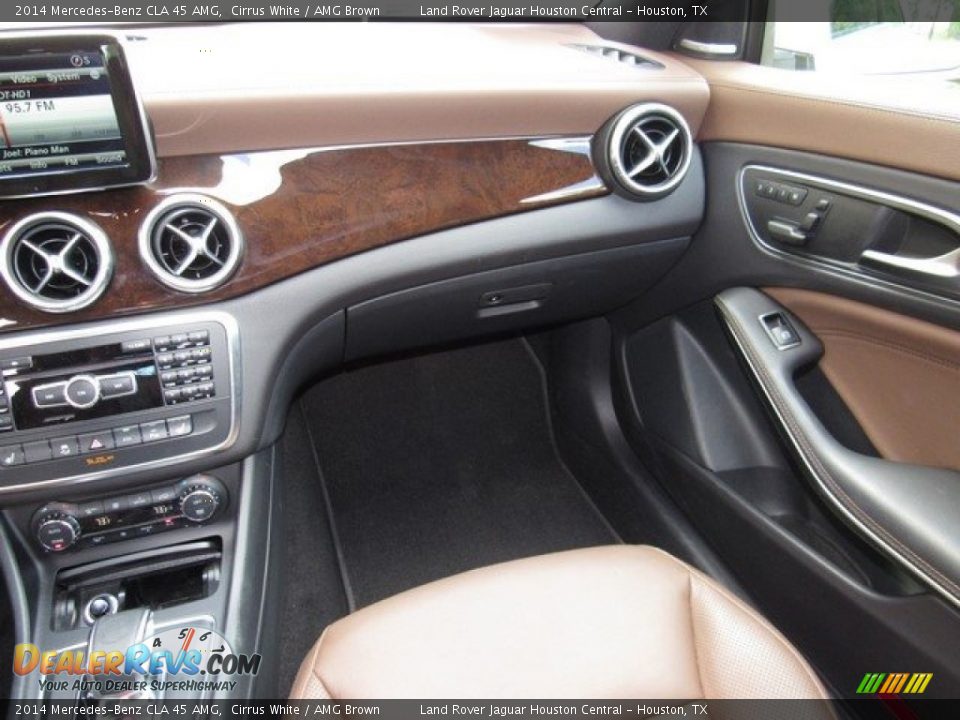 2014 Mercedes-Benz CLA 45 AMG Cirrus White / AMG Brown Photo #15