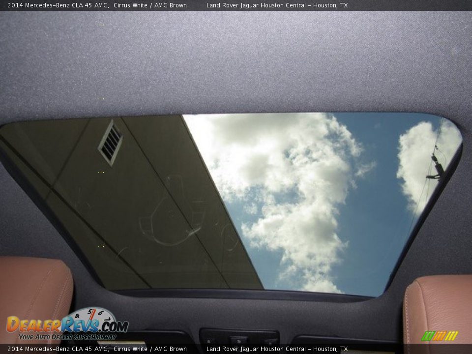 2014 Mercedes-Benz CLA 45 AMG Cirrus White / AMG Brown Photo #17