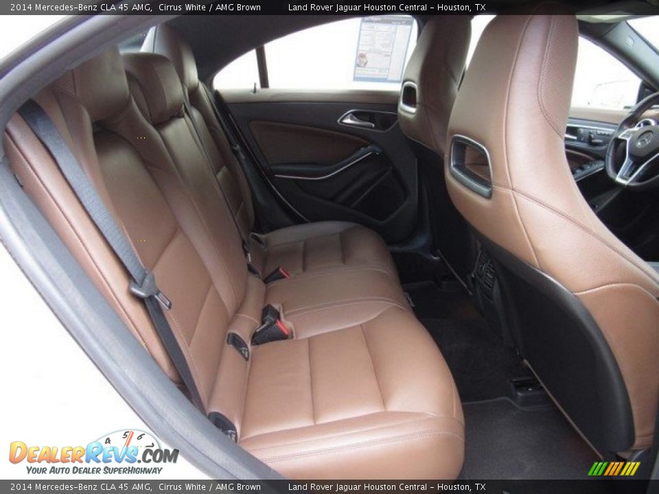 2014 Mercedes-Benz CLA 45 AMG Cirrus White / AMG Brown Photo #18
