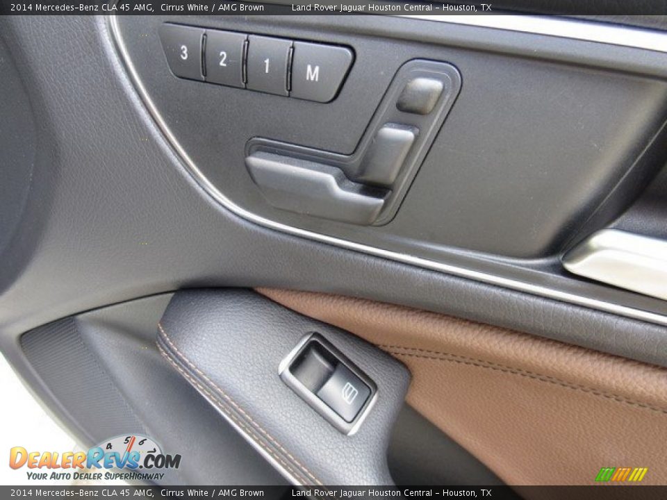 2014 Mercedes-Benz CLA 45 AMG Cirrus White / AMG Brown Photo #21