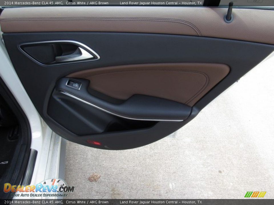 2014 Mercedes-Benz CLA 45 AMG Cirrus White / AMG Brown Photo #22