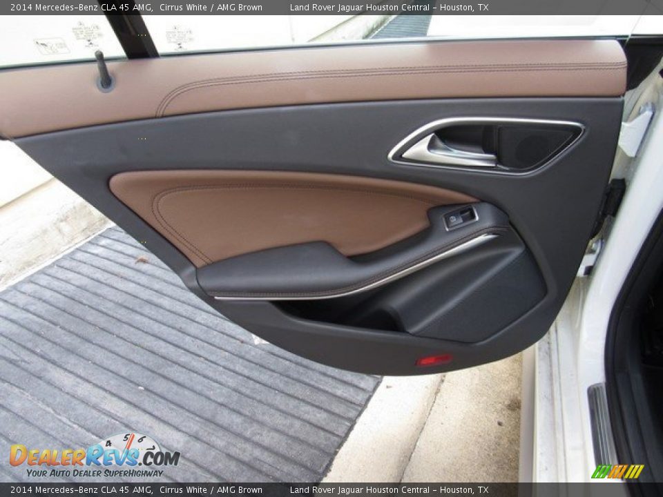 2014 Mercedes-Benz CLA 45 AMG Cirrus White / AMG Brown Photo #24