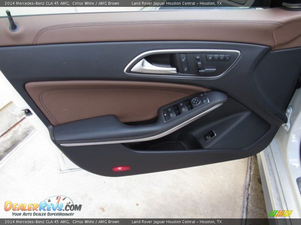 2014 Mercedes-Benz CLA 45 AMG Cirrus White / AMG Brown Photo #25