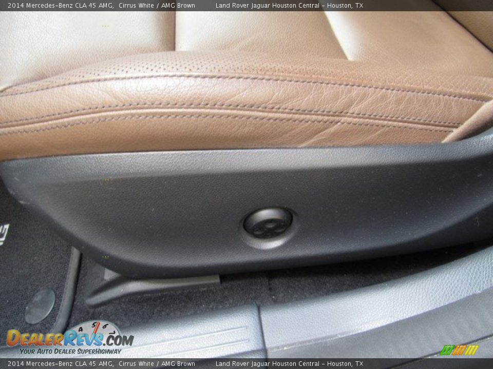 2014 Mercedes-Benz CLA 45 AMG Cirrus White / AMG Brown Photo #27