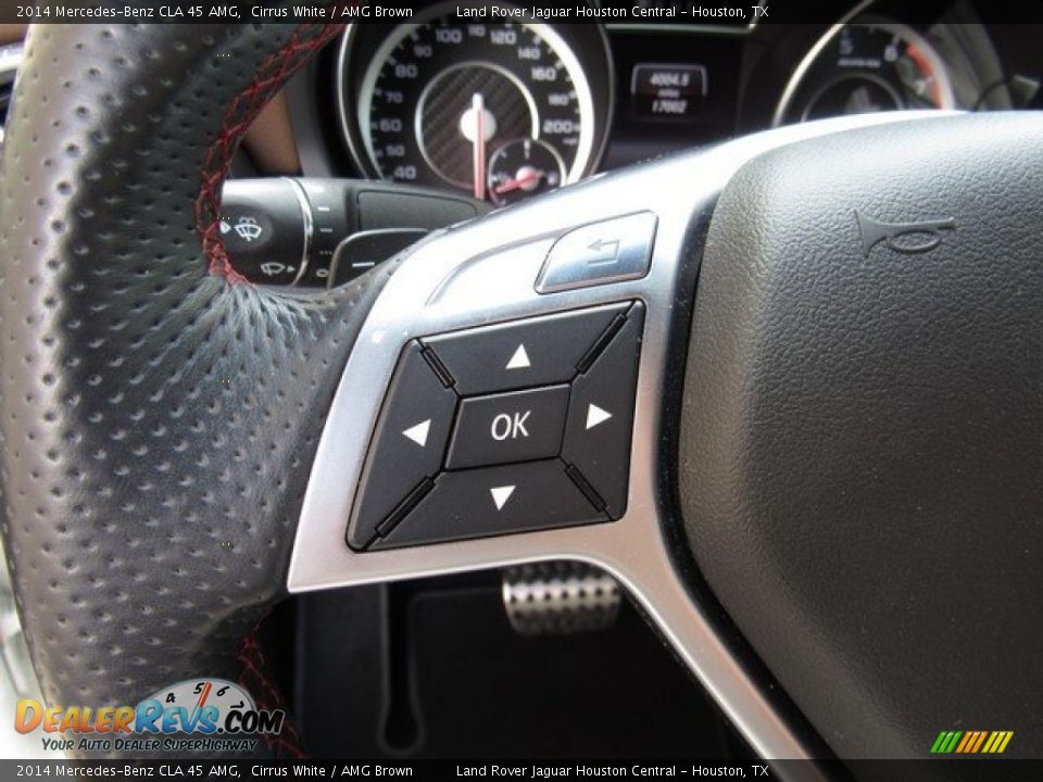 2014 Mercedes-Benz CLA 45 AMG Cirrus White / AMG Brown Photo #29