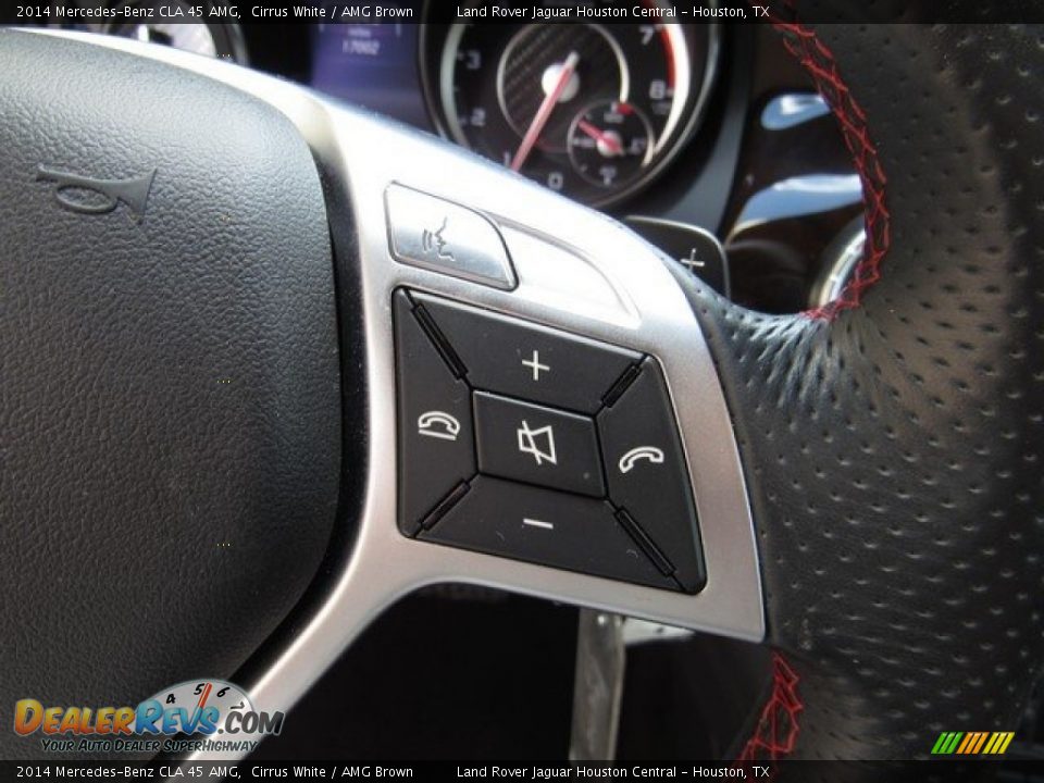 2014 Mercedes-Benz CLA 45 AMG Cirrus White / AMG Brown Photo #30