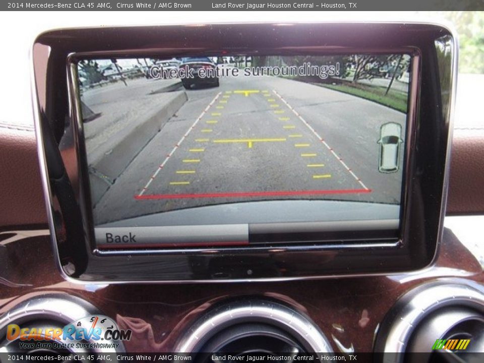 2014 Mercedes-Benz CLA 45 AMG Cirrus White / AMG Brown Photo #33