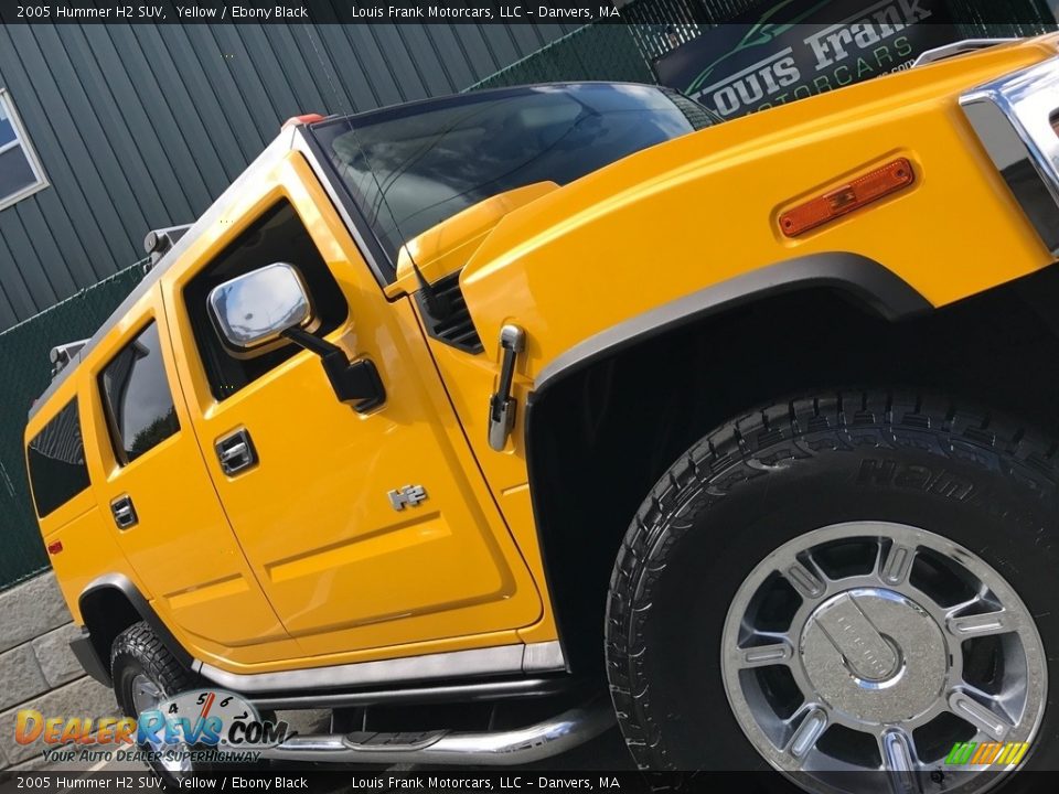 2005 Hummer H2 SUV Yellow / Ebony Black Photo #22