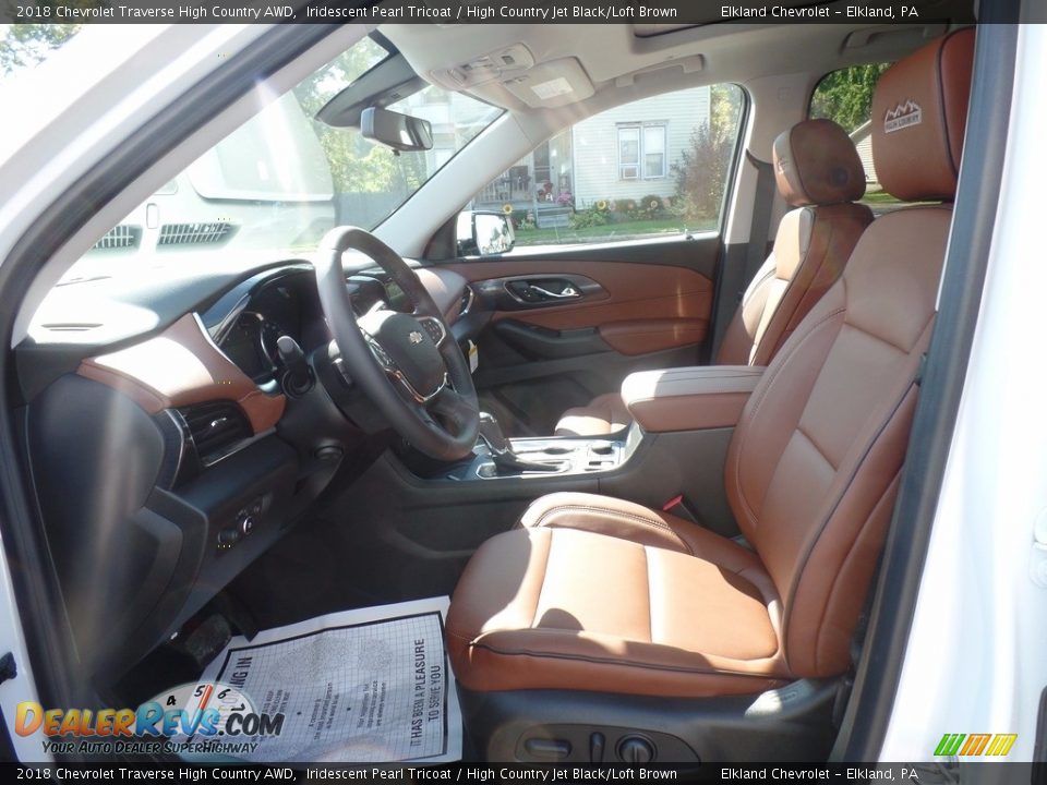 Front Seat of 2018 Chevrolet Traverse High Country AWD Photo #18