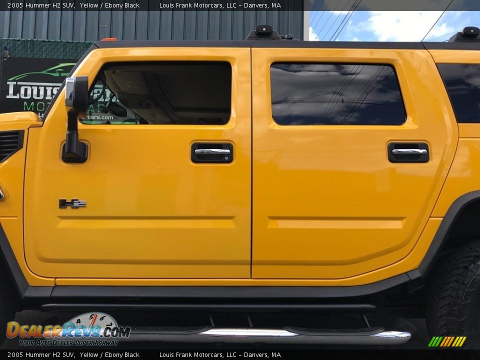 2005 Hummer H2 SUV Yellow / Ebony Black Photo #32