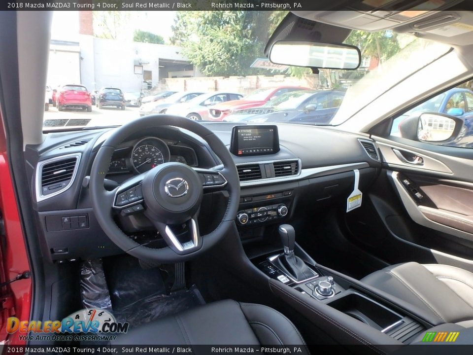 Black Interior - 2018 Mazda MAZDA3 Touring 4 Door Photo #8