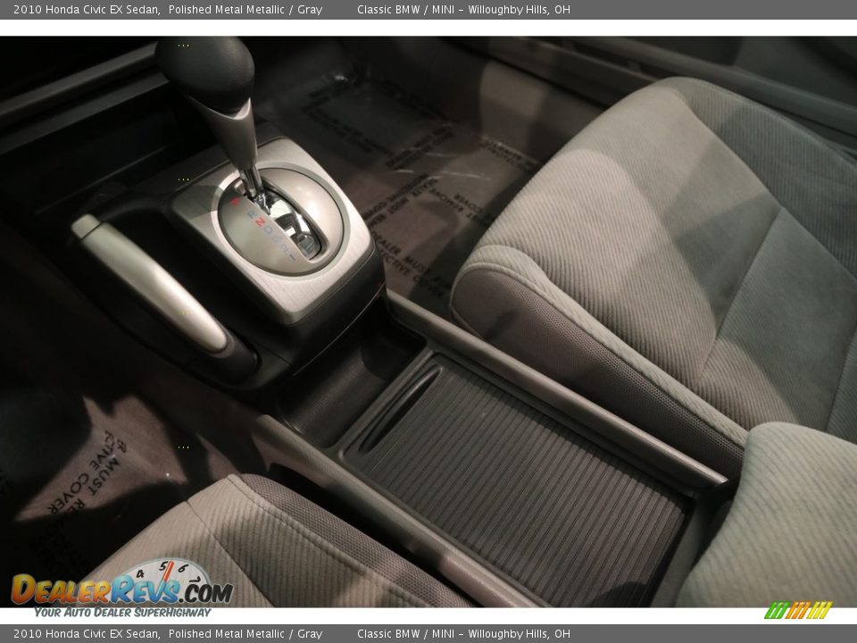 2010 Honda Civic EX Sedan Polished Metal Metallic / Gray Photo #11