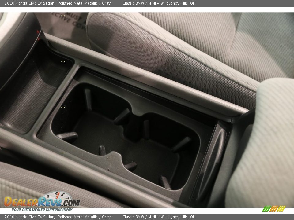 2010 Honda Civic EX Sedan Polished Metal Metallic / Gray Photo #12