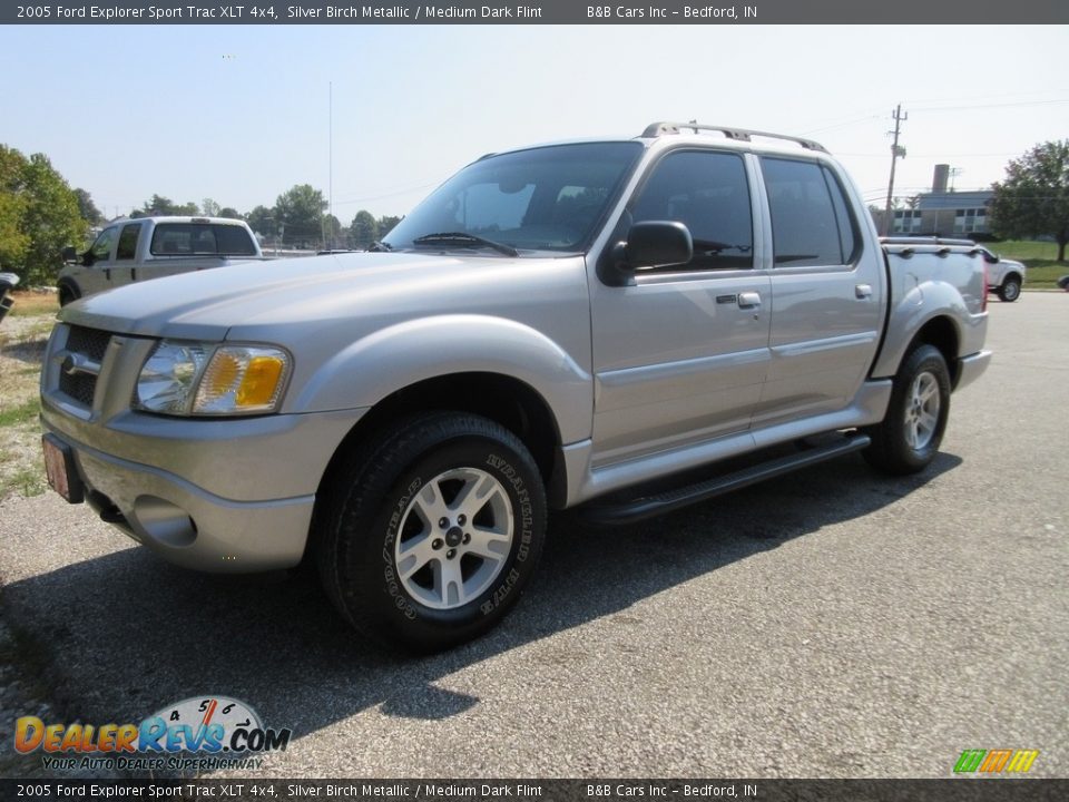2005 Ford Explorer Sport Trac XLT 4x4 Silver Birch Metallic / Medium Dark Flint Photo #1