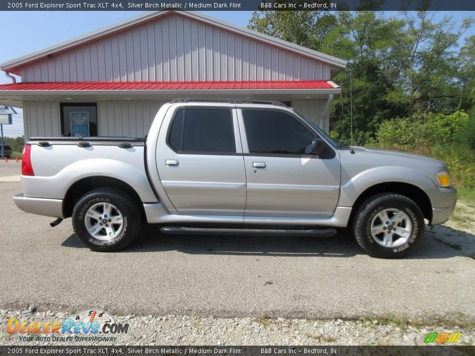 2005 Ford Explorer Sport Trac XLT 4x4 Silver Birch Metallic / Medium Dark Flint Photo #4