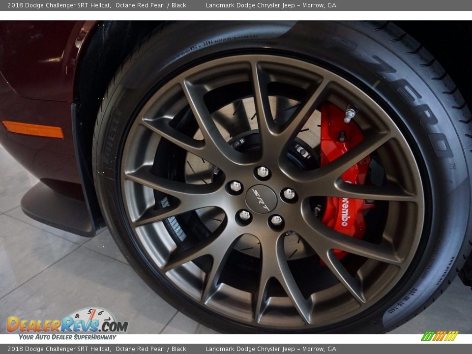 2018 Dodge Challenger SRT Hellcat Octane Red Pearl / Black Photo #9