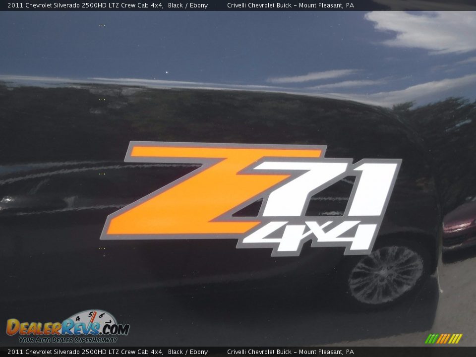 2011 Chevrolet Silverado 2500HD LTZ Crew Cab 4x4 Black / Ebony Photo #4