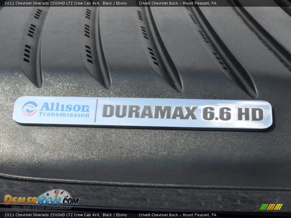 2011 Chevrolet Silverado 2500HD LTZ Crew Cab 4x4 Black / Ebony Photo #5