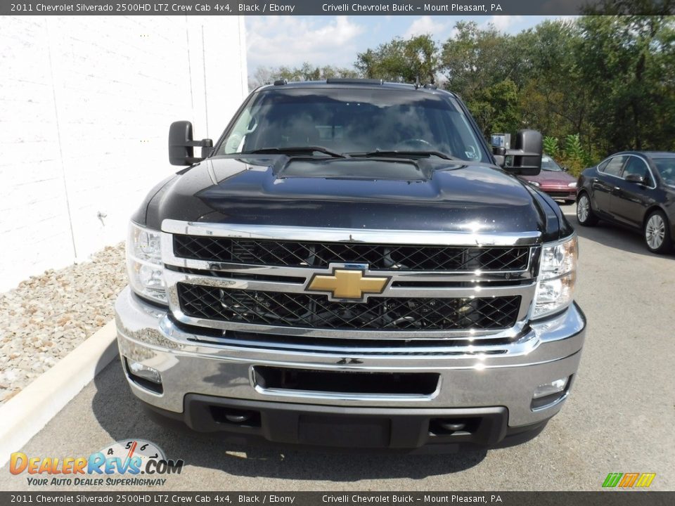 2011 Chevrolet Silverado 2500HD LTZ Crew Cab 4x4 Black / Ebony Photo #6