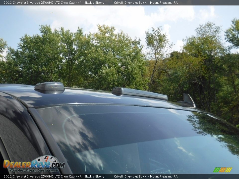 2011 Chevrolet Silverado 2500HD LTZ Crew Cab 4x4 Black / Ebony Photo #9