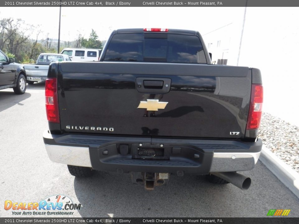 2011 Chevrolet Silverado 2500HD LTZ Crew Cab 4x4 Black / Ebony Photo #12