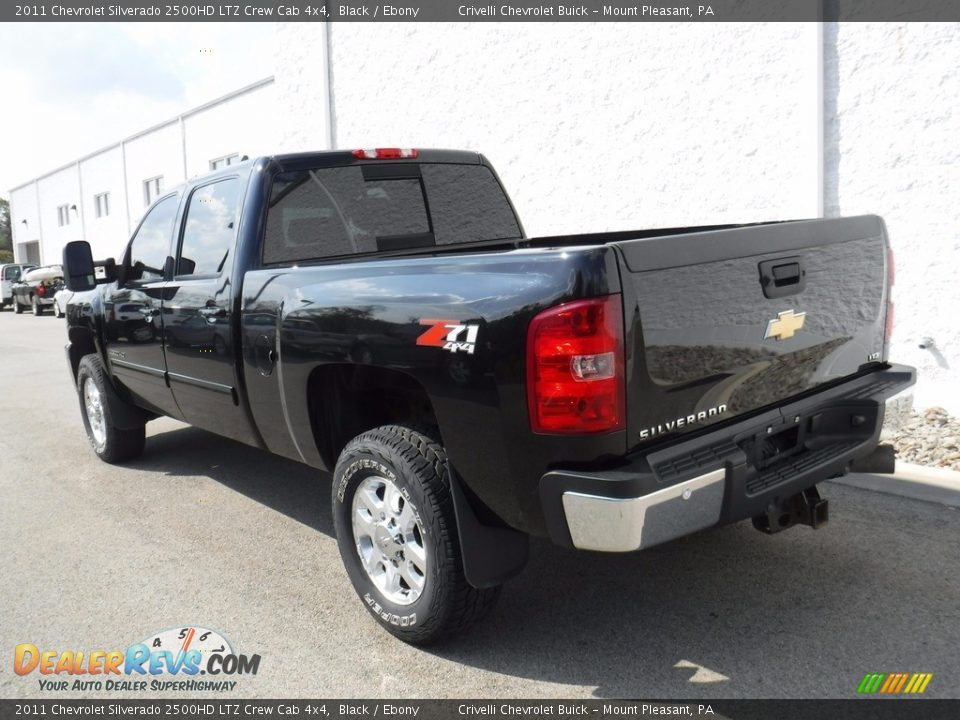 2011 Chevrolet Silverado 2500HD LTZ Crew Cab 4x4 Black / Ebony Photo #13