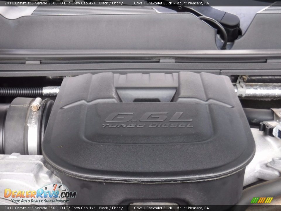 2011 Chevrolet Silverado 2500HD LTZ Crew Cab 4x4 Black / Ebony Photo #16