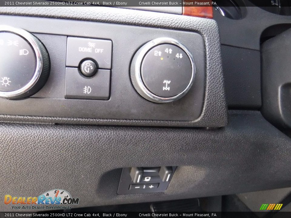 2011 Chevrolet Silverado 2500HD LTZ Crew Cab 4x4 Black / Ebony Photo #19