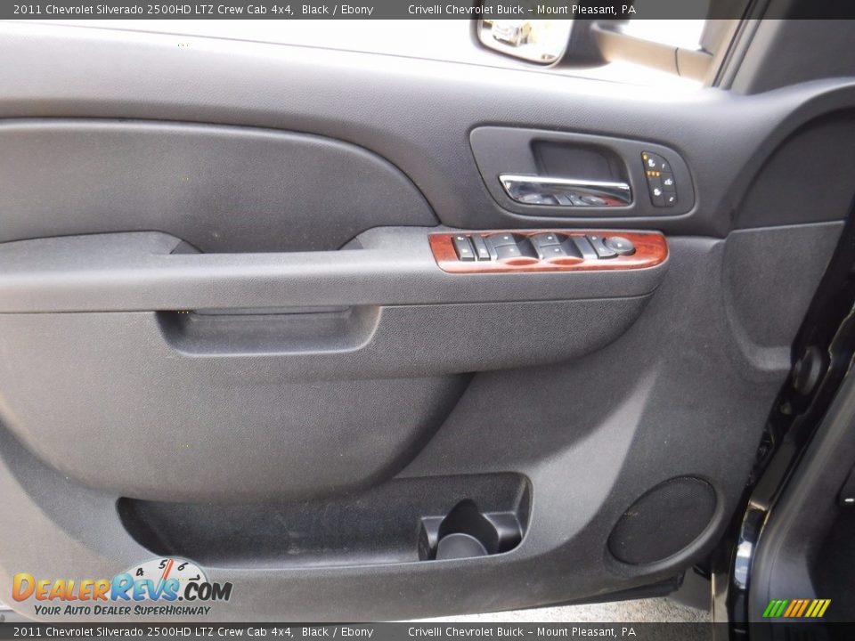 2011 Chevrolet Silverado 2500HD LTZ Crew Cab 4x4 Black / Ebony Photo #20