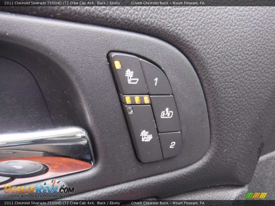 2011 Chevrolet Silverado 2500HD LTZ Crew Cab 4x4 Black / Ebony Photo #21