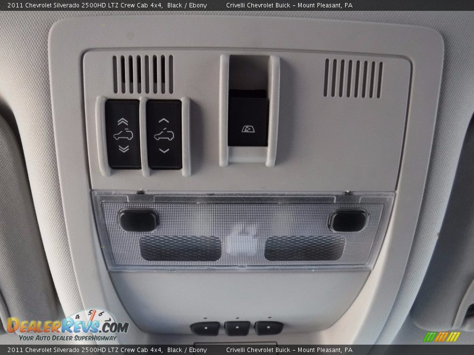 2011 Chevrolet Silverado 2500HD LTZ Crew Cab 4x4 Black / Ebony Photo #24