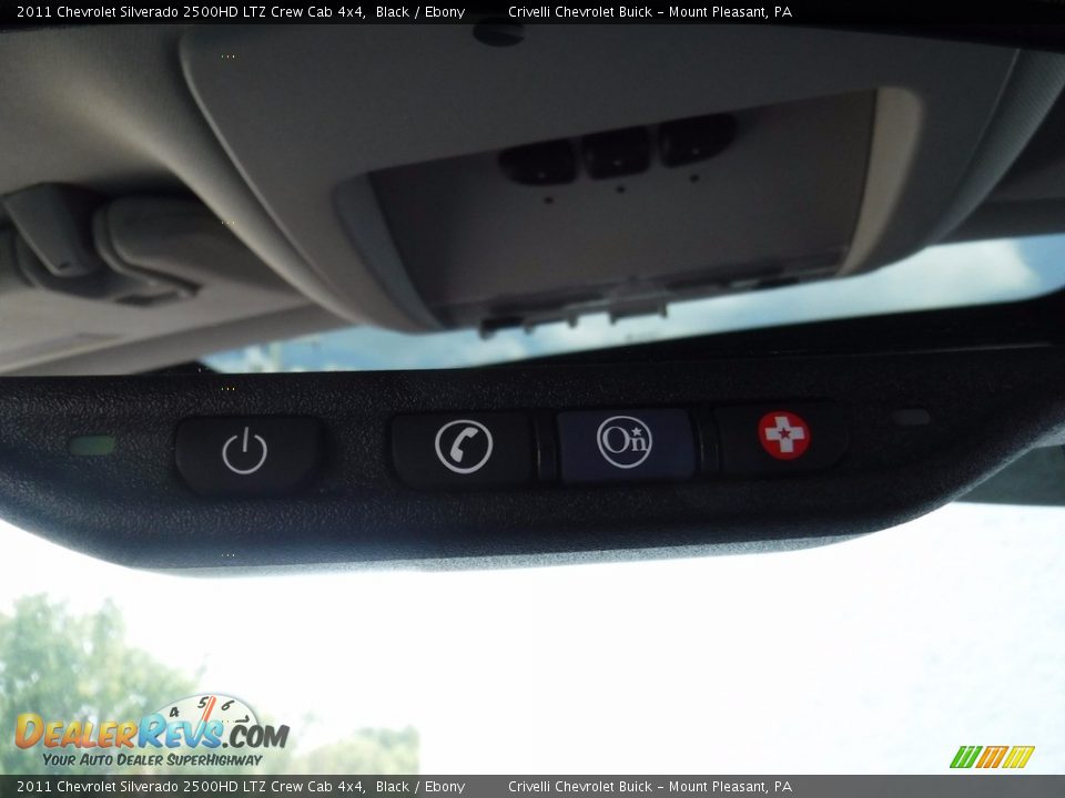 2011 Chevrolet Silverado 2500HD LTZ Crew Cab 4x4 Black / Ebony Photo #25