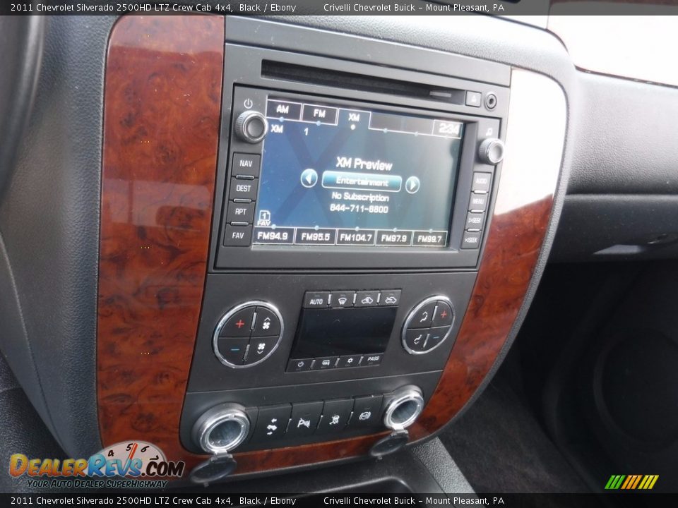 2011 Chevrolet Silverado 2500HD LTZ Crew Cab 4x4 Black / Ebony Photo #26