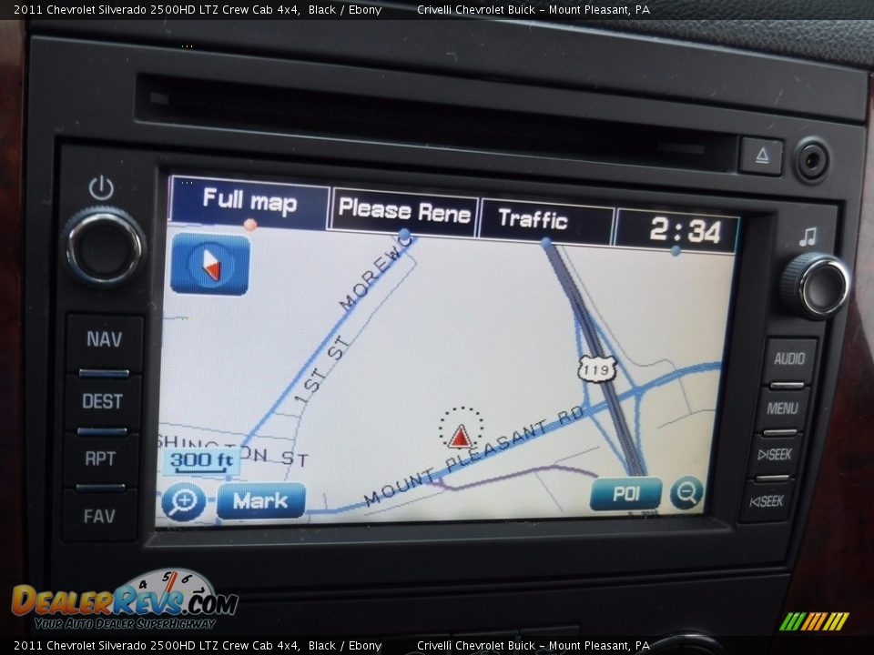 2011 Chevrolet Silverado 2500HD LTZ Crew Cab 4x4 Black / Ebony Photo #28