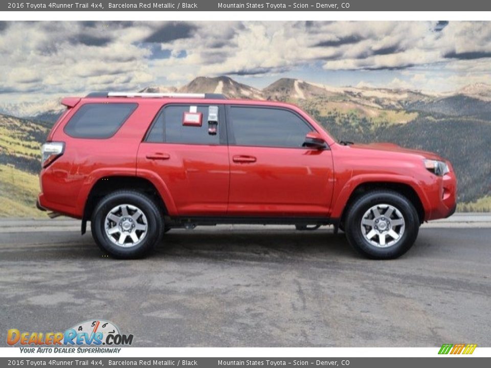 2016 Toyota 4Runner Trail 4x4 Barcelona Red Metallic / Black Photo #2