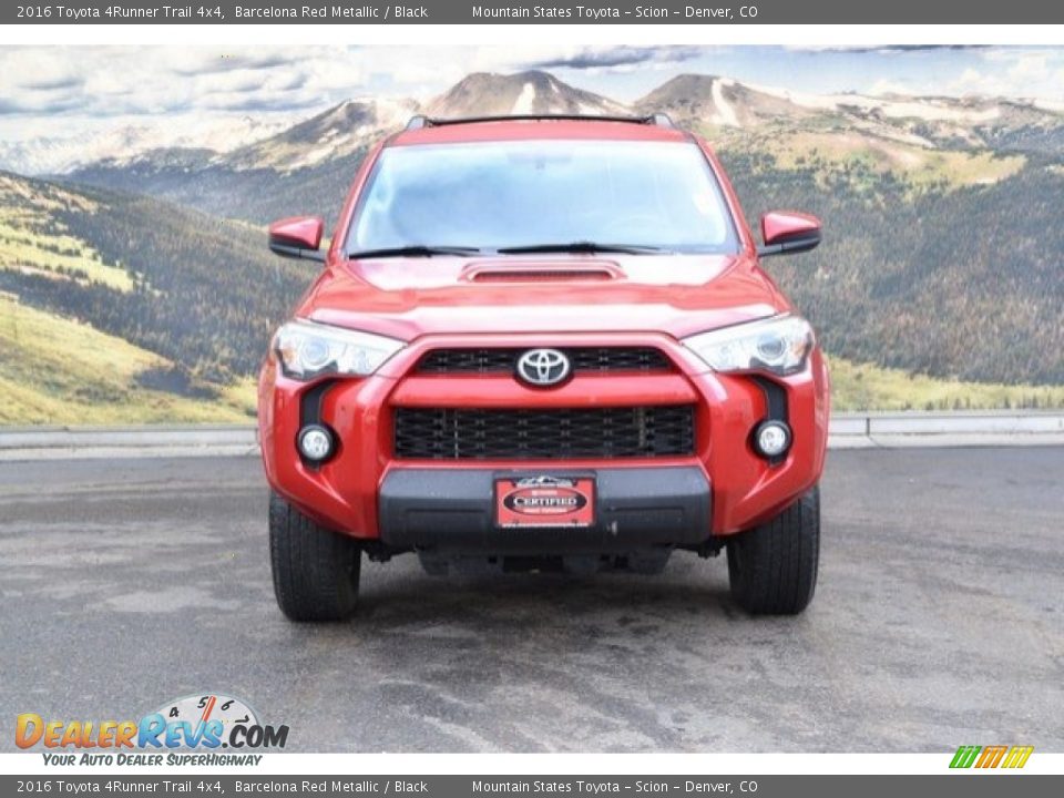 2016 Toyota 4Runner Trail 4x4 Barcelona Red Metallic / Black Photo #4
