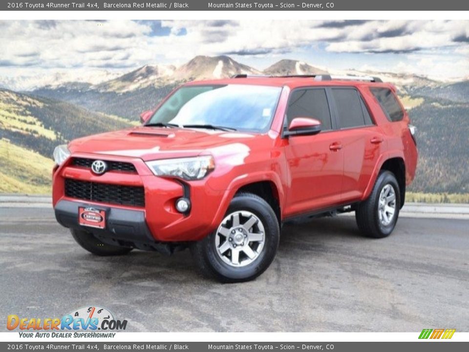 2016 Toyota 4Runner Trail 4x4 Barcelona Red Metallic / Black Photo #5