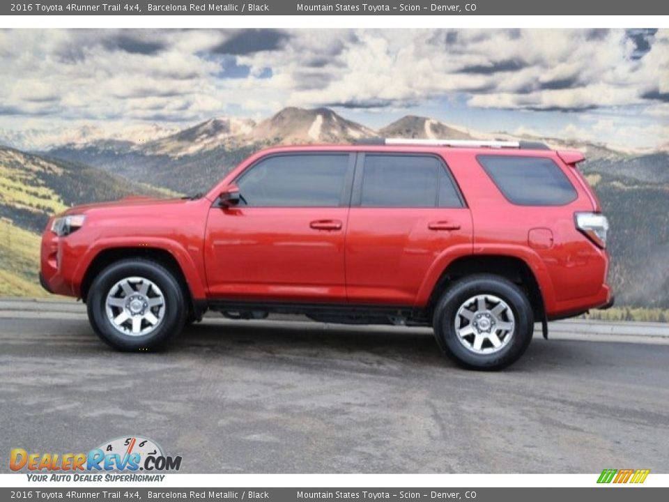 2016 Toyota 4Runner Trail 4x4 Barcelona Red Metallic / Black Photo #6