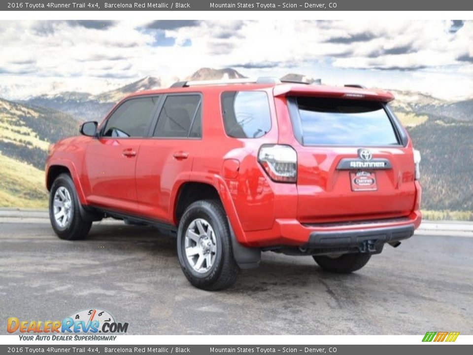 2016 Toyota 4Runner Trail 4x4 Barcelona Red Metallic / Black Photo #8
