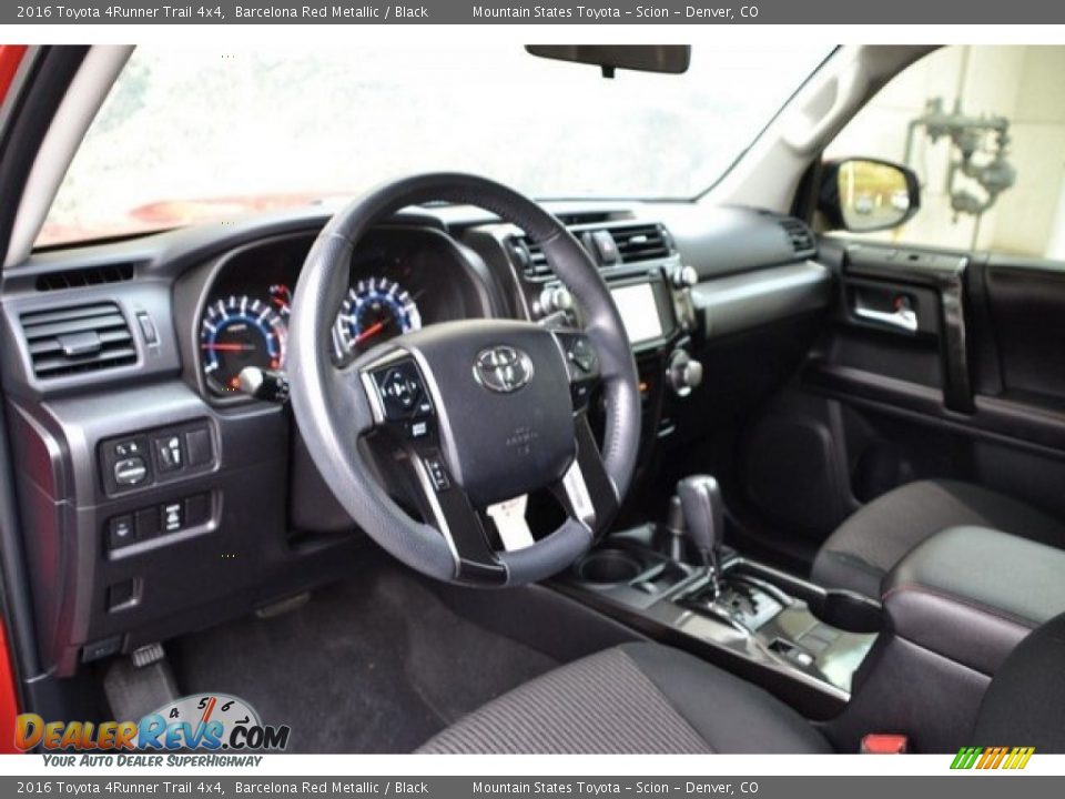 2016 Toyota 4Runner Trail 4x4 Barcelona Red Metallic / Black Photo #10