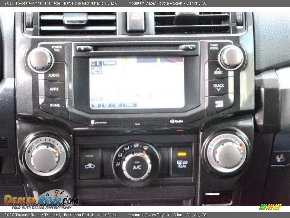 2016 Toyota 4Runner Trail 4x4 Barcelona Red Metallic / Black Photo #15