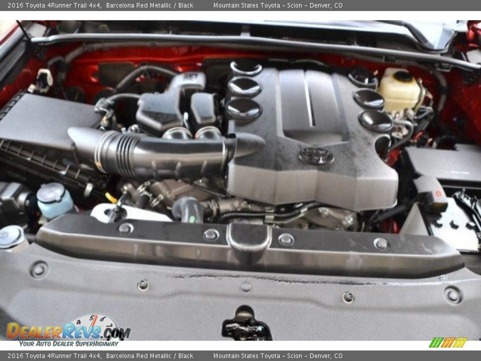 2016 Toyota 4Runner Trail 4x4 Barcelona Red Metallic / Black Photo #27