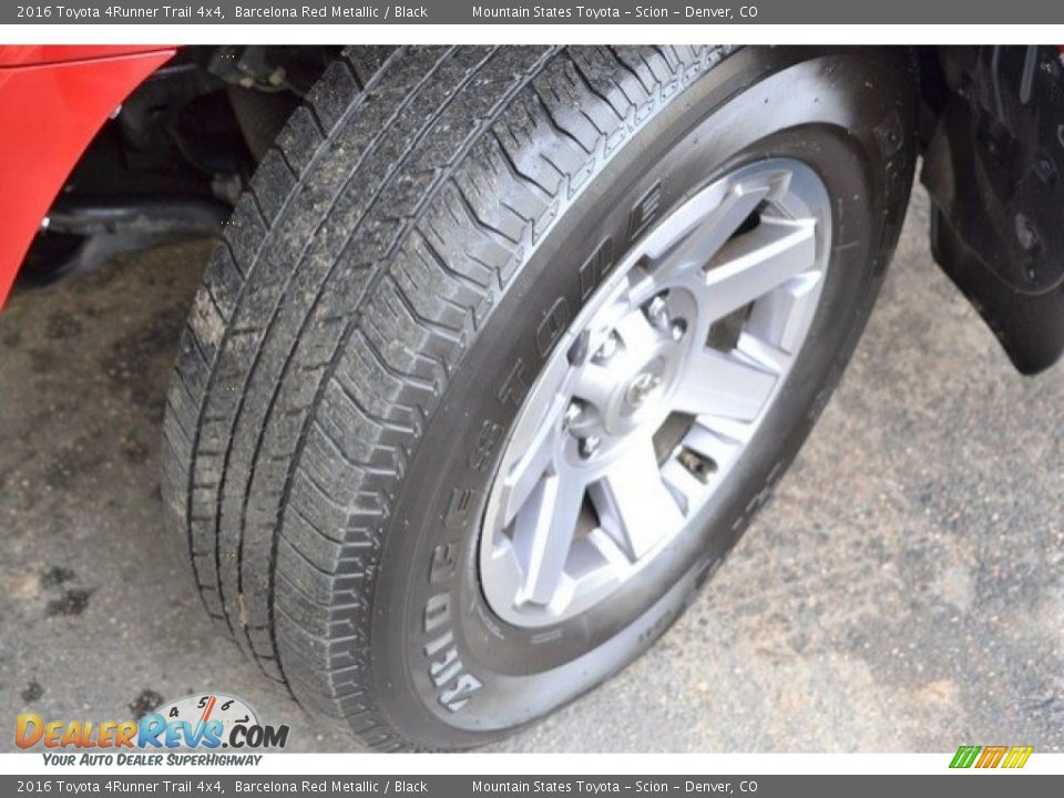 2016 Toyota 4Runner Trail 4x4 Barcelona Red Metallic / Black Photo #28