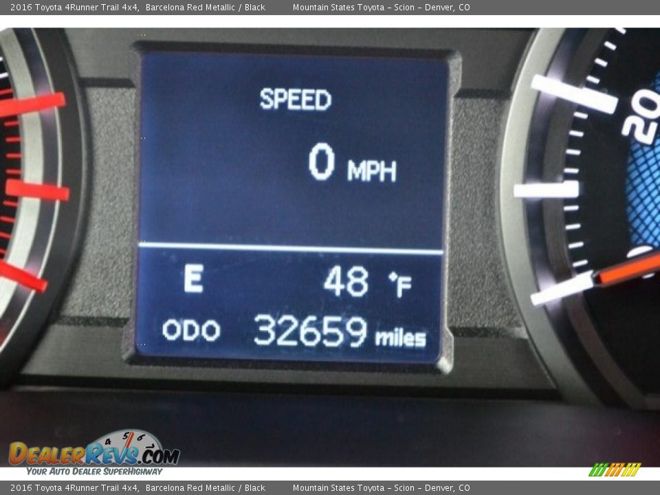 2016 Toyota 4Runner Trail 4x4 Barcelona Red Metallic / Black Photo #29