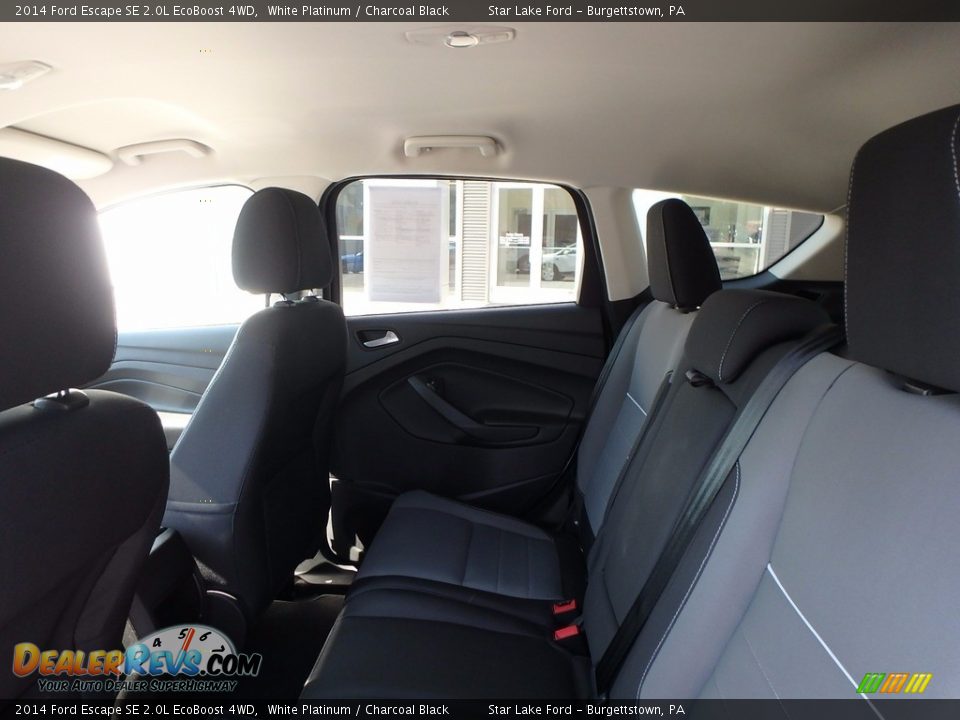 2014 Ford Escape SE 2.0L EcoBoost 4WD White Platinum / Charcoal Black Photo #11