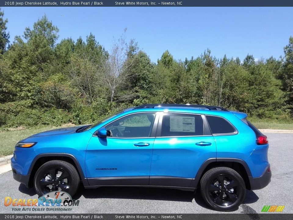 2018 Jeep Cherokee Latitude Hydro Blue Pearl / Black Photo #1