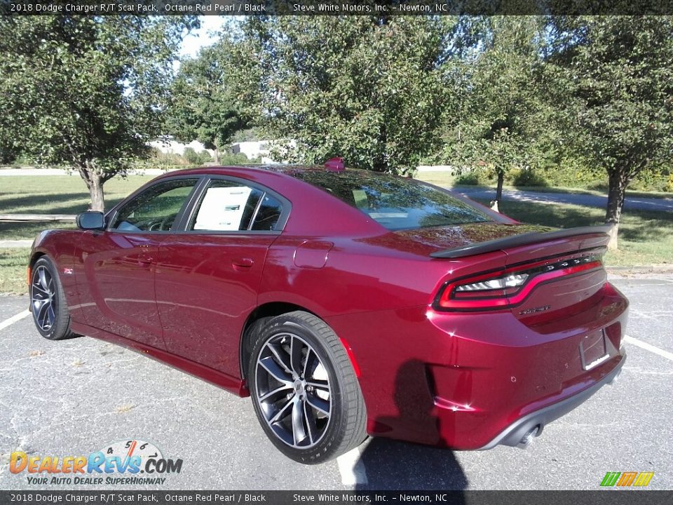 2018 Dodge Charger R/T Scat Pack Octane Red Pearl / Black Photo #8