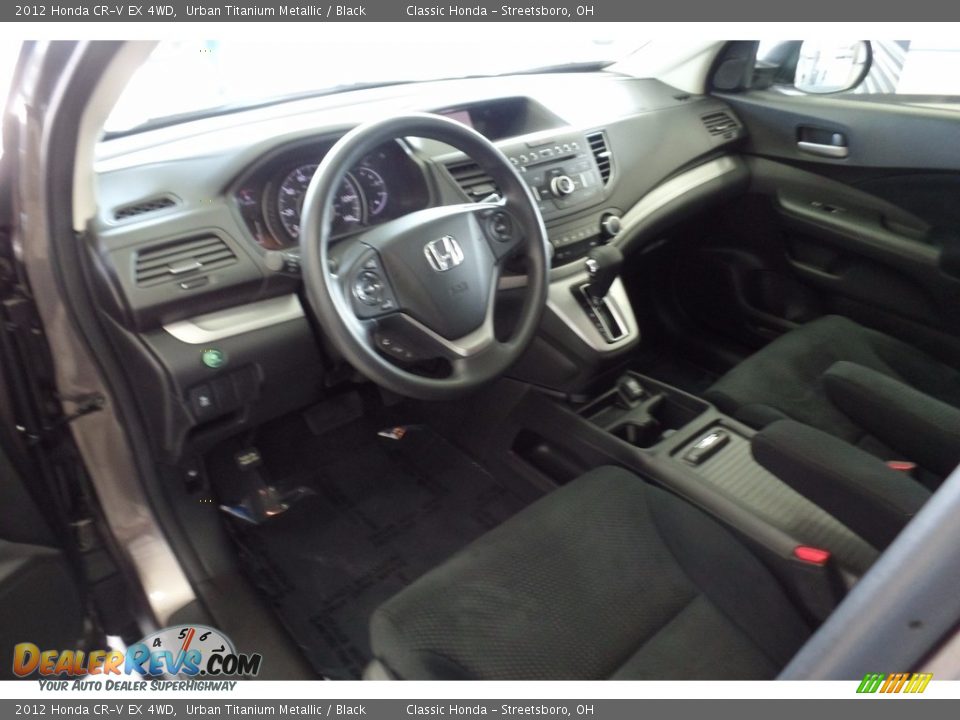 2012 Honda CR-V EX 4WD Urban Titanium Metallic / Black Photo #13