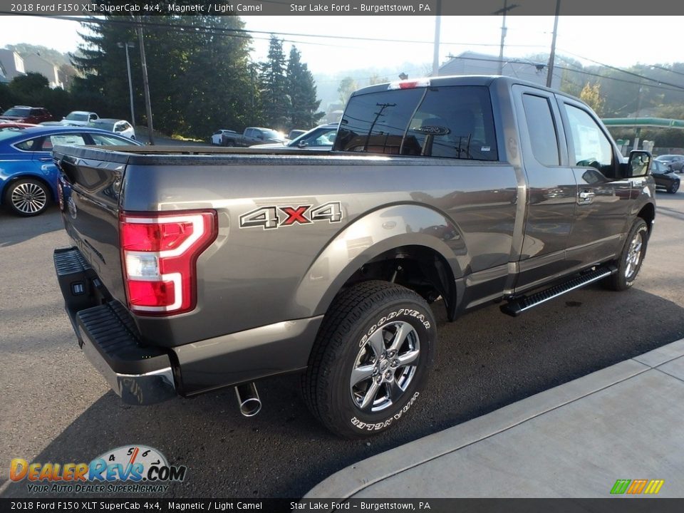2018 Ford F150 XLT SuperCab 4x4 Magnetic / Light Camel Photo #5