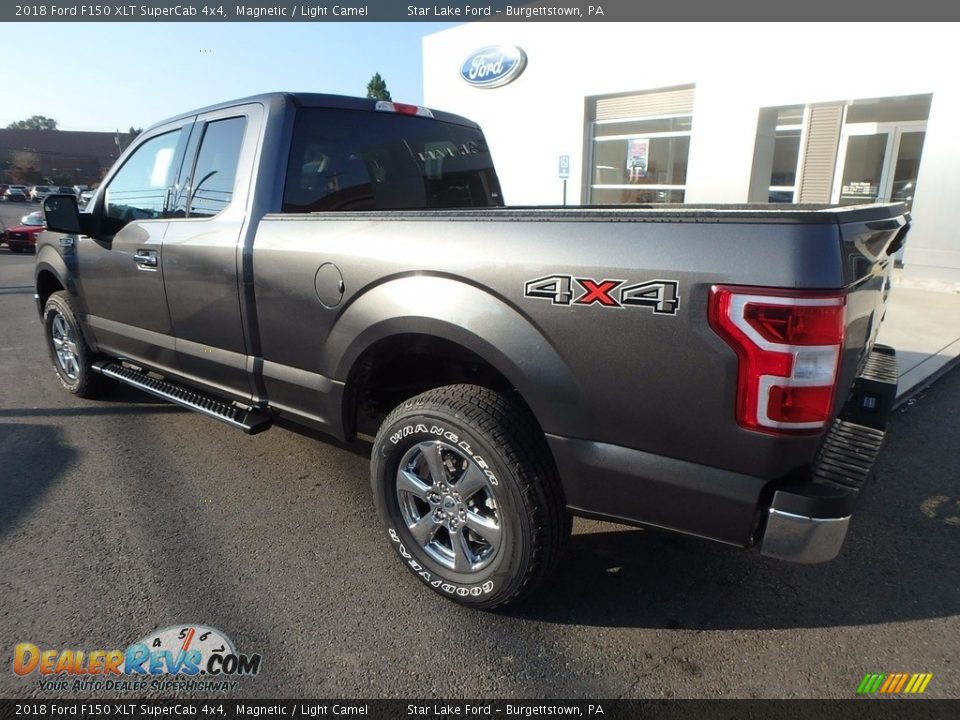 2018 Ford F150 XLT SuperCab 4x4 Magnetic / Light Camel Photo #8